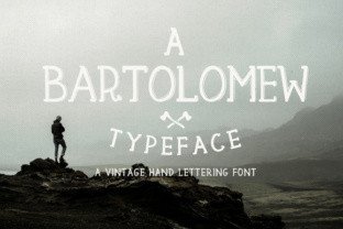 Bartolomew Font: A Cool Handwritten Display Typeface