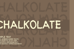 Chalkolate Display Font for Cohesive Branding