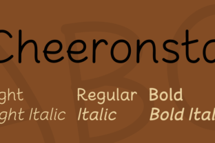 Cheeronsta: A Display Font for Brand Design Projects