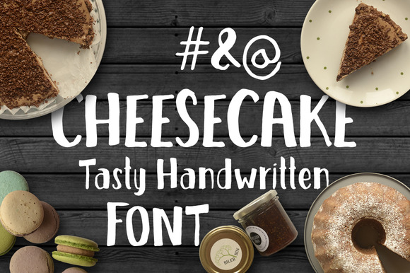 Cheesecake Font: A Handwritten Typeface for Branding
