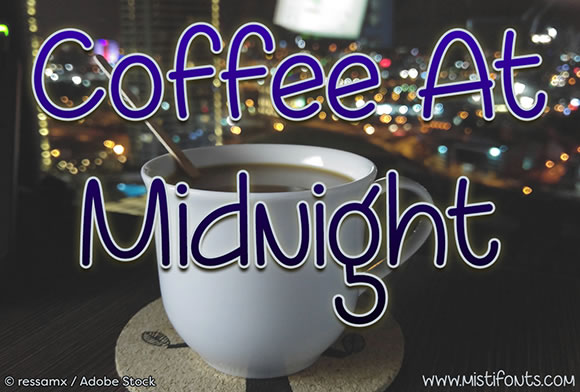 Coffee at Midnight: The Handwritten Display Font for Memorable Brands
