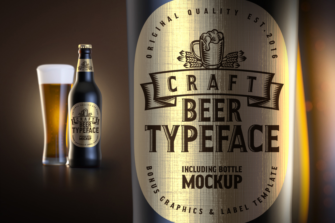 Craft Beer: A Display Font for Premium Digital Branding