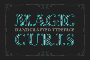 Magic Curls: A Display Font for Fantasy Branding
