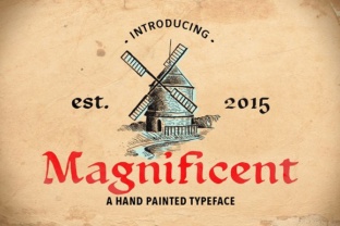 Magnificent: A Handmade Ink-Pen Display Font for Makers