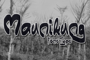 Maunikung Display Font for Modern Creative Branding
