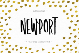 Newport: A Sweet Marker Font for Handmade Products