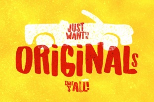 Originals Font: A Playful Display Typeface for Bold Branding