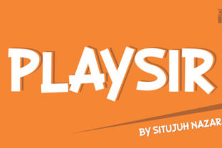 Playsir: A Modern Display Font for Editorial Designers