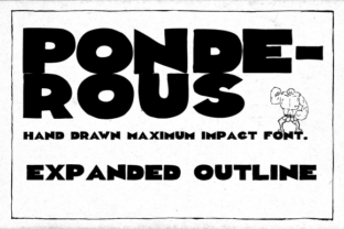 Ponderous Expanded: A Display Font for Bold Campaign Clarity