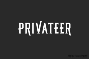Privateer Serif Display Typeface for Handmade Sellers