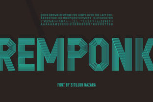 Remponk Display Font for Impactful Web Design Projects