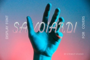 Savoiardi Display: A Refined All-Caps Font for Branding