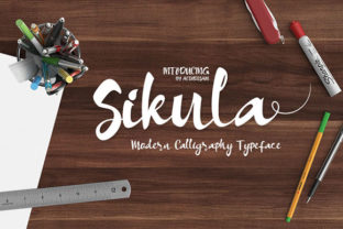 Sikula Modern Calligraphy Font for Elegant Web Design