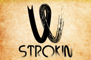 Strokin Display Font for Handmade Labels & Maker Shops
