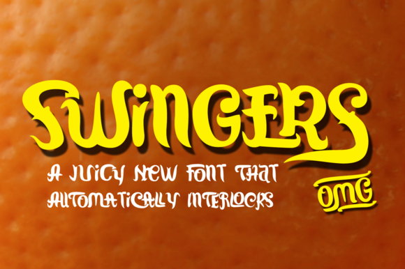 Swingers Font: A Curly Display Typeface for Digital Creators