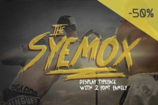 Syemox Wet Brush Font for Crafters and Product Sellers
