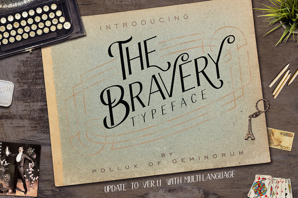 The Bravery Typeface: A Display Font for Campaign Design