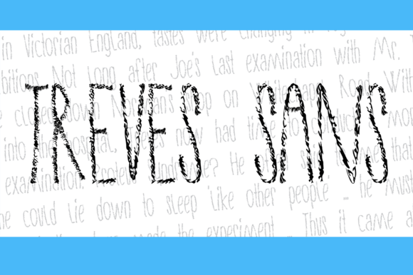 Treves Sans: A Handwritten Display Font for Raw Digital Identity
